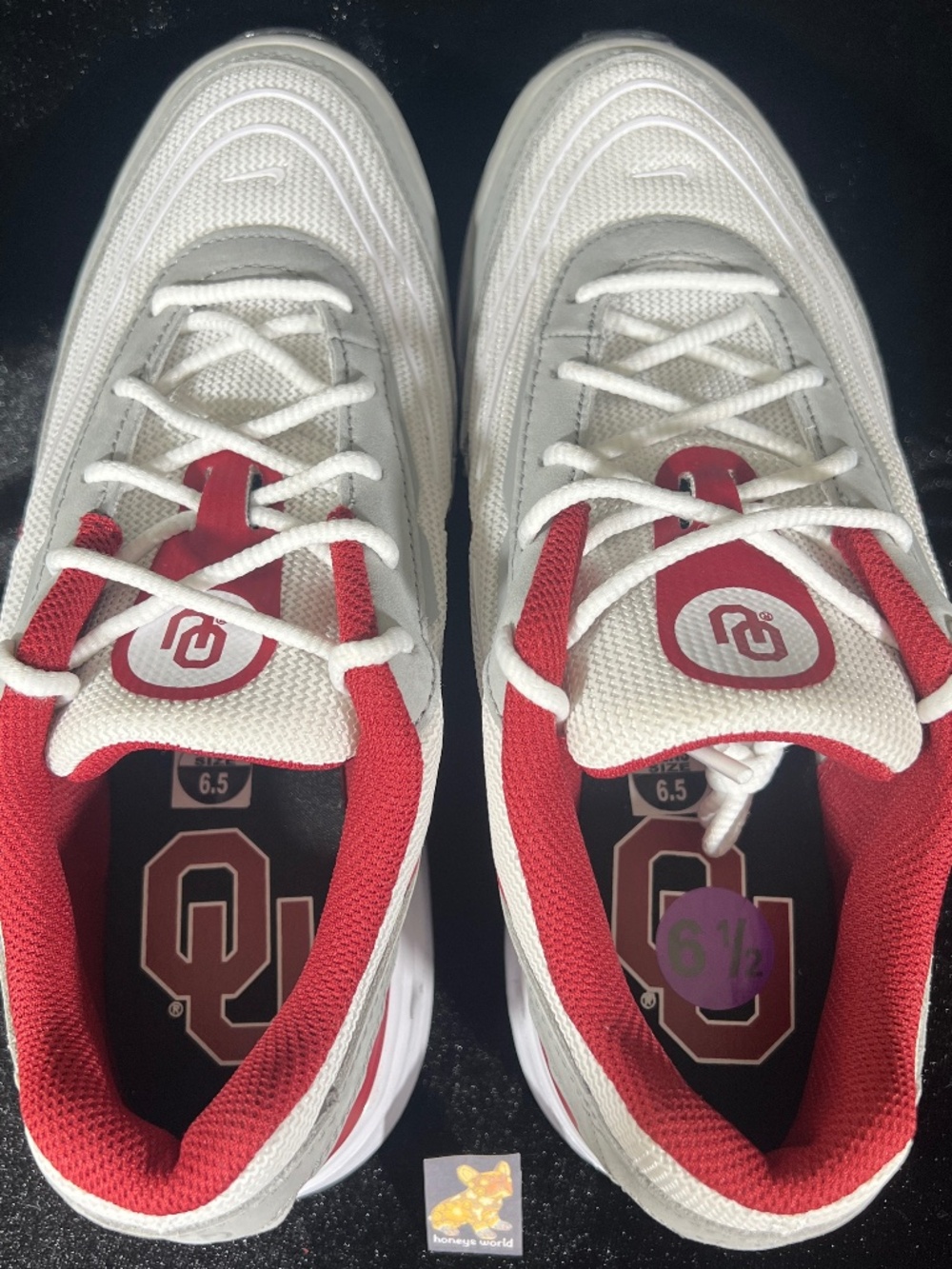NIKE Air Max Verse Sneakers | OU Oklahoma Sooners Boomer | Mens 6.5 Womens 8